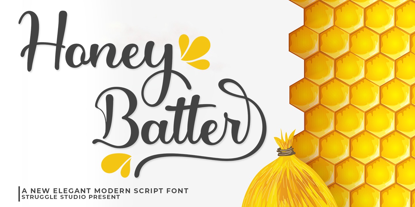 Czcionka Honey Batter